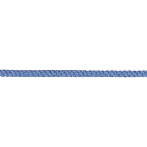 Turnbeutelkordel 4mm taubenblau Baumwolle
