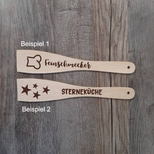 Pfannenwender gelasert