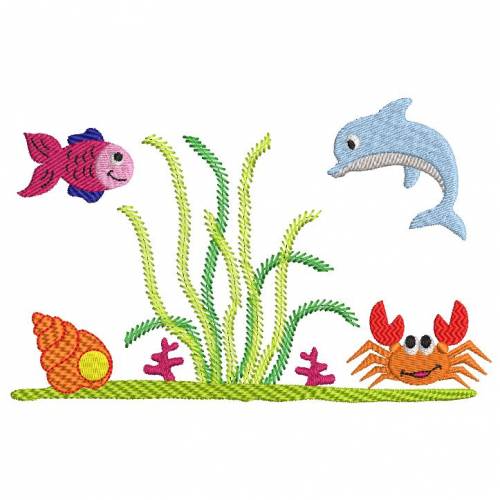 Stickdatei Unterwasserwelt SET