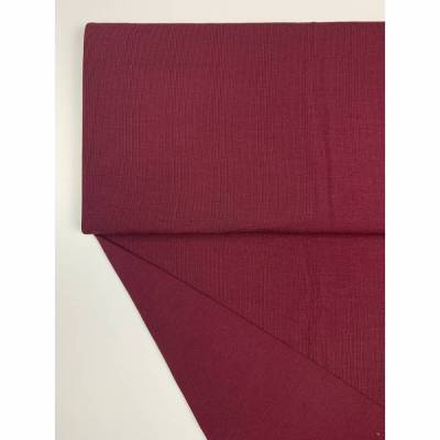 0,5m Lillestoff Modaljersey dunkelbordeaux