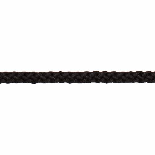 Bademantelkordel 8mm schwarz Baumwolle