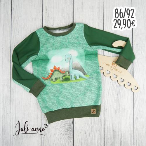 Pullover - Langarmshirt Mamasliebchen Dino 86/92