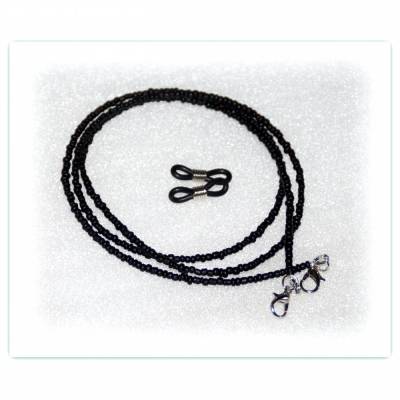 Brillenkette schwarz unisex, Brillenband, Sonnenbrillenband