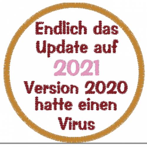 Stickdatei Endlich das Update auf 2021