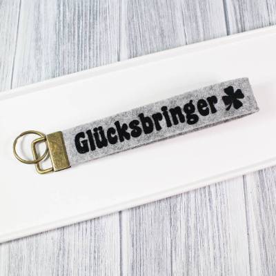 Schlüsselanhänger Glücksbringer Personalisierbar Glücksbringer Geschenk Geschenkidee Freundin Schwester Partnerin