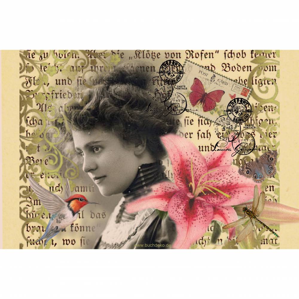 Postkarte Vintage Variante 6 Bild 1