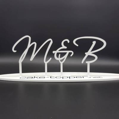 Buchstaben Hochzeitstorte Schrift 22