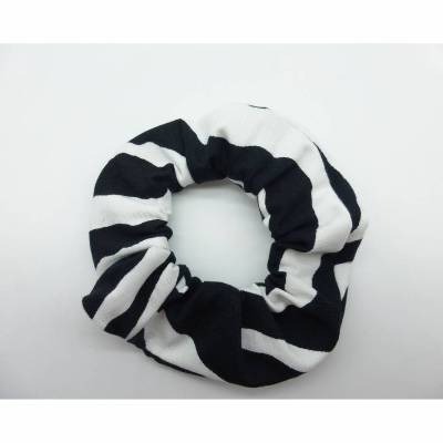Haargummi, Scrunchie, Stoffgummi, Zebra, Unikat hessmade 