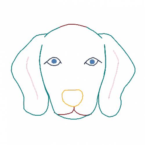 Kordelstopper Hundekopf