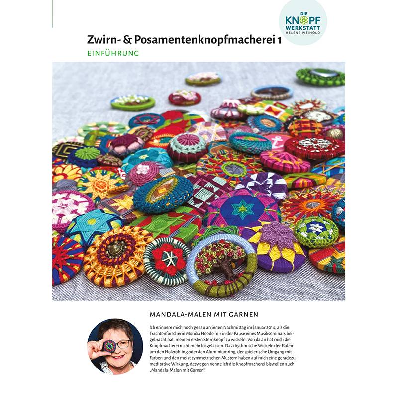 Einführung in die Zwirn- und Posamentenknopfmacherei Bild 1