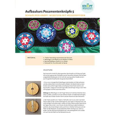 Anleitung für den Schwälmer Knopf (Aufbaukurs Posamentenknöpfe 5)