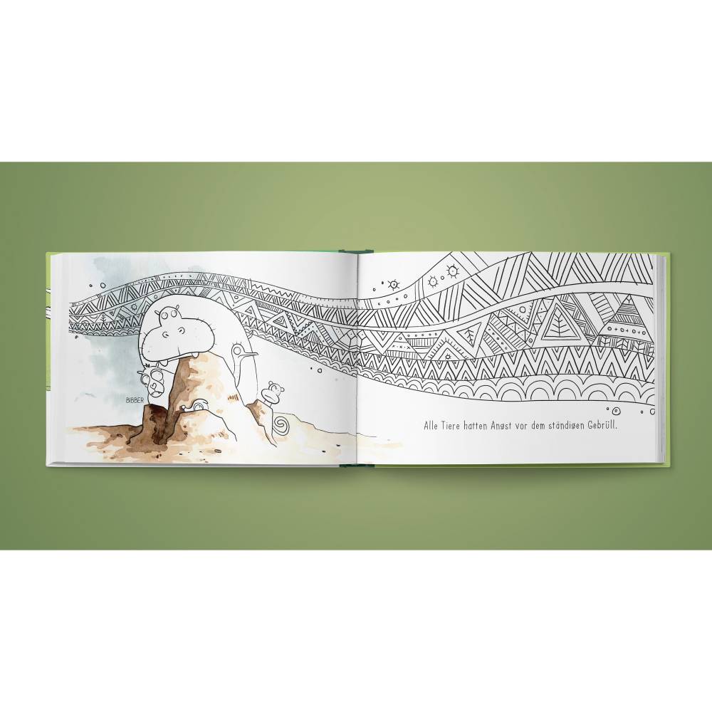 Bilderbuch und Malbuch *Ist ja der Brüller!* Eine lustige Geschichte zum Ansehen, Lesen, Mitmalen oder Kritzeln Bild 3
