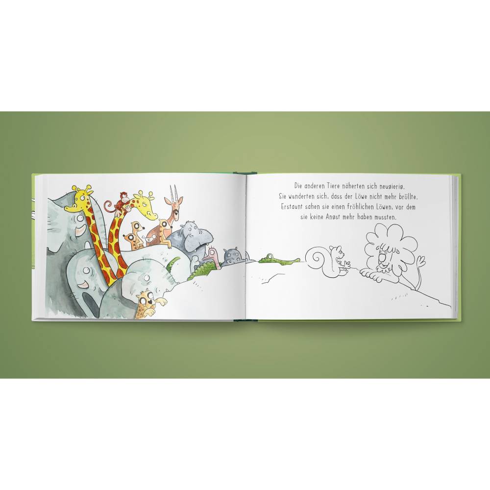 Bilderbuch und Malbuch *Ist ja der Brüller!* Eine lustige Geschichte zum Ansehen, Lesen, Mitmalen oder Kritzeln Bild 6
