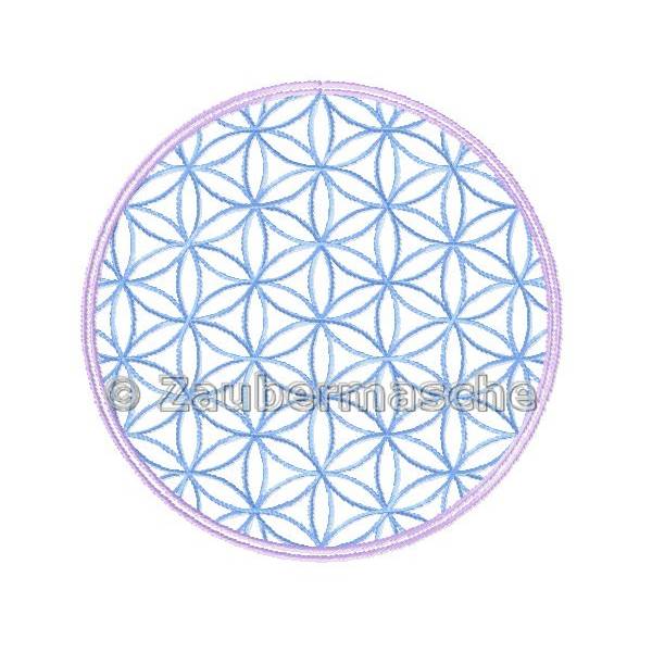 Blume des Lebens rund, Stickdateien für den 10x10-Rahmen Bild 2