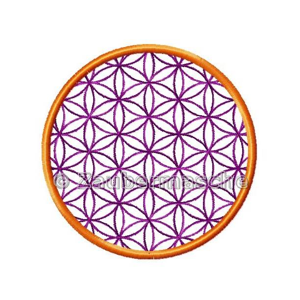 Blume des Lebens rund, Stickdateien für den 10x10-Rahmen Bild 3