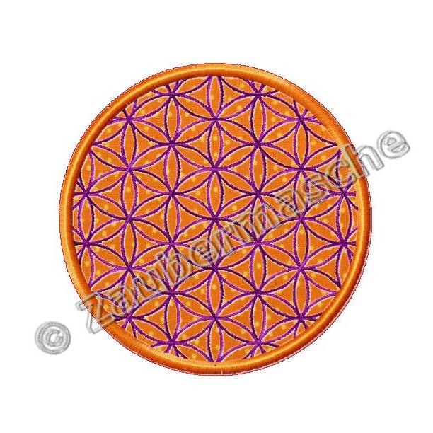 Blume des Lebens rund, Stickdateien für den 10x10-Rahmen Bild 4