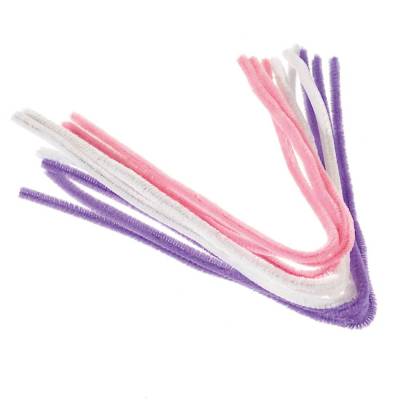 Chenilledraht in 3 Farben