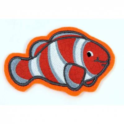 Clownfisch Applikation, Aufnäher,