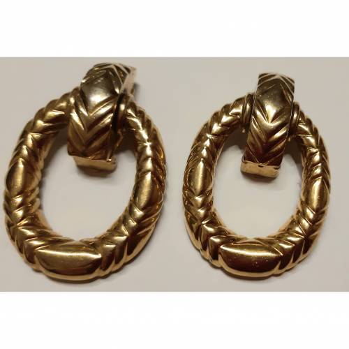 Traumschöne vintage Ohrclips gemarkt