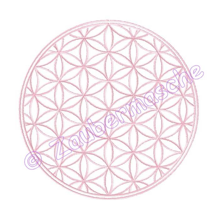 Blume des Lebens rund, Stickdateien für den 13x18-Rahmen Bild 2