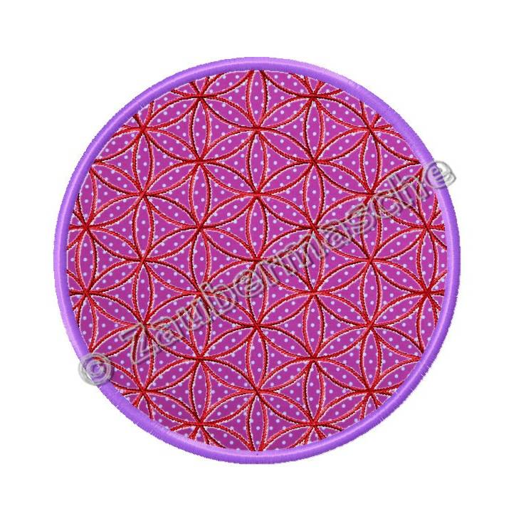 Blume des Lebens rund, Stickdateien für den 13x18-Rahmen Bild 4