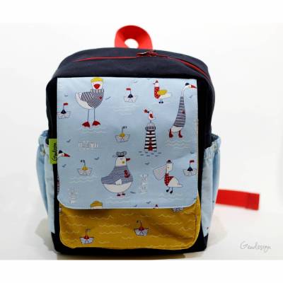 Kinder-Rucksack „Rudi", Möwen