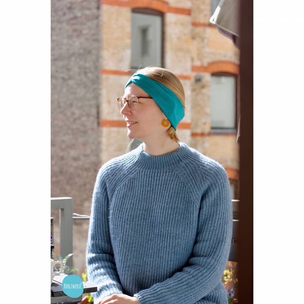 Stirnband Schnittmuster für Wolle-Seide Stoffe Bild 2