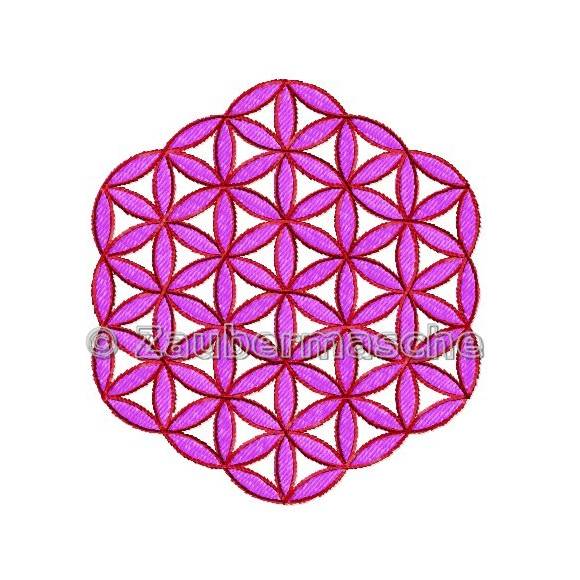 Blume des Lebens 6 Eck ohne Rand, Stickdateien für den 10x10-Rahmen Bild 3