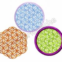 Blume des Lebens 5x5, Stickdateien für den 10x10-Rahmen