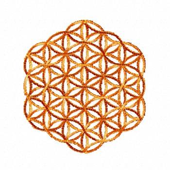 Blume des Lebens 5x5, Stickdateien für den 10x10-Rahmen Bild 4