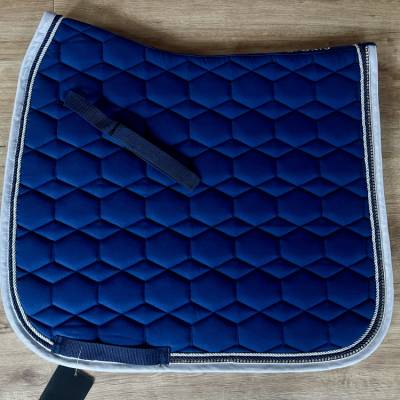 Schabracke - Crystal Fashion - dunkelblau - inkl. Bestickung