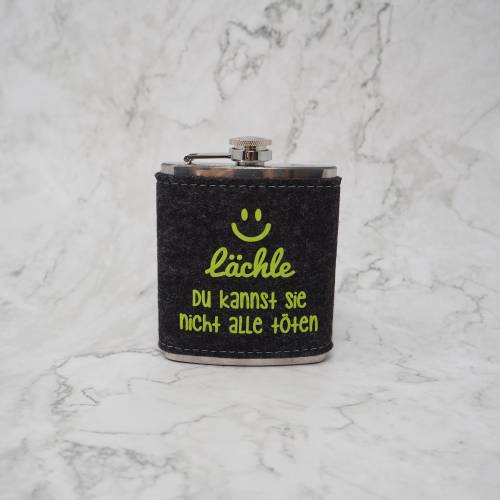 Flachmann mit Hülle