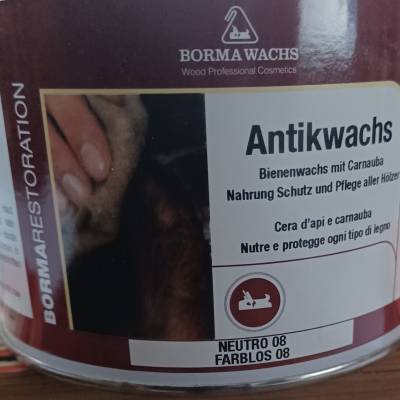 500 ml  Antikwachs - Bienenwachs mit Carnauba - Farbton farblos
