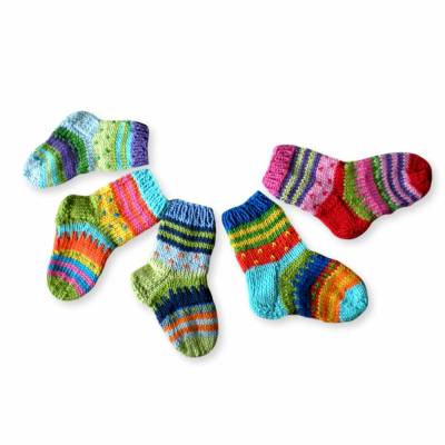 Strickanleitung Babysocken in 3 Größen