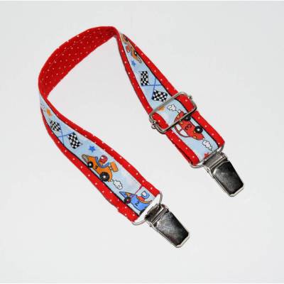 Racer Autos Rennwagen Reiselätzchen Clipband Lätzchenhalter für Kleinkinder für unterwegs oder zu hause