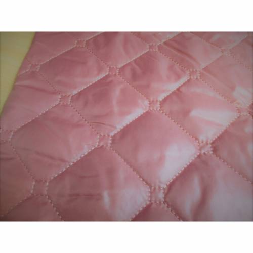 Steppstoff "Sotschi" Doubleface in Altrosa beidseitig verwendbar wattiert (1m/12,-€)