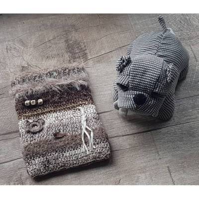 TwiddleMuff *HUND* Sensorik Alzheimer Demenz * Nestelmuff Beschäftigungsmuff MUFF