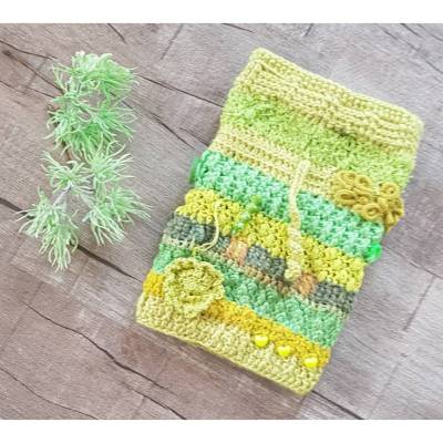 Twiddle Muff * LIMETTE * Sensorik Alzheimer Demenz * Nestelmuff Beschäftigungsmuff