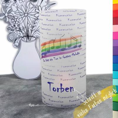 Lichthülle Kommunion - Du bist ein Ton in Gottes Melodie (2)