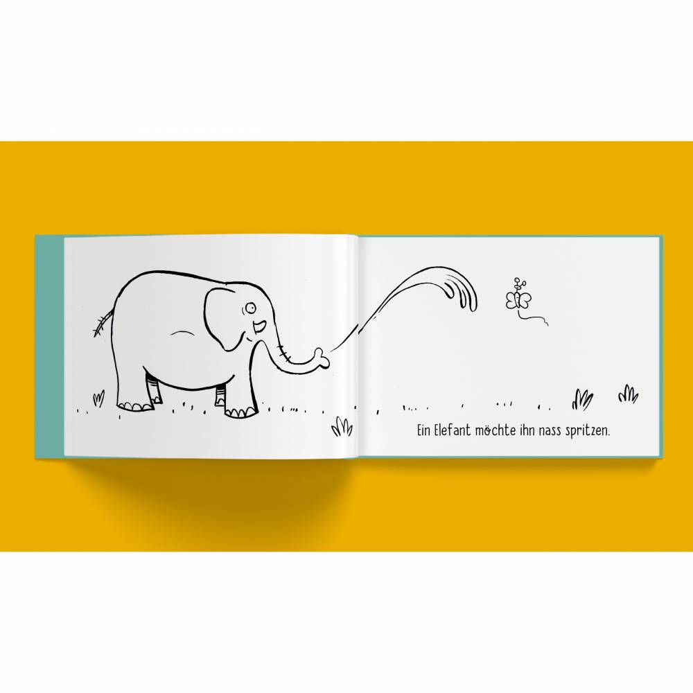 Malbuch mit Geschichte zum Vorlesen, Ausmalbuch mit niedlichen Zeichnungen Bild 5