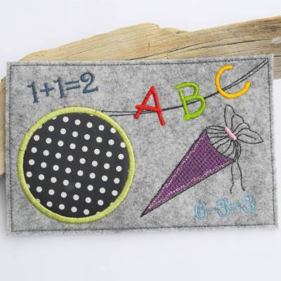 Stickdatei MugRug Schulanfang 13x18cm und 13x20cm