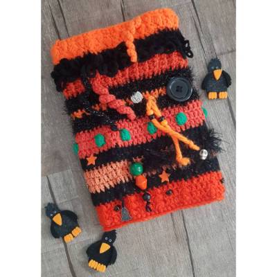 Twiddle Muff *HALLOWEEN * Sensorik Alzheimer Demenz * Nestelmuff Beschäftigungsmuff