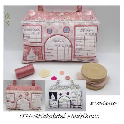 ITH Stickdatei Nadelhaus 20x28 – Praktische Stickdatei als Sofortdownload