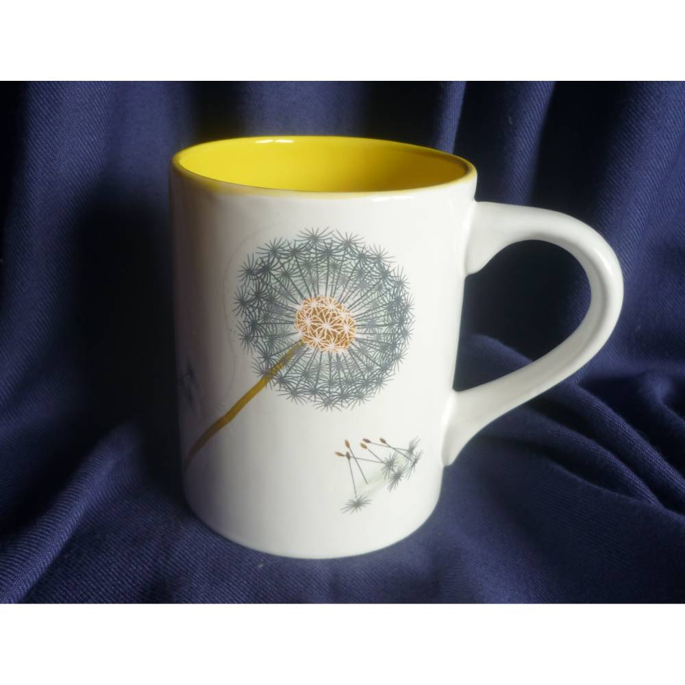 Schöne große Tasse,Kaffee,Kaffeebecher,Tee, Geschenk,Pusteblume
