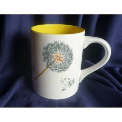 Schöne große Tasse,Kaffee,Kaffeebecher,Tee, Geschenk,Pusteblume