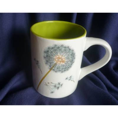 Schöne große Tasse,Kaffee,Kaffeebecher,Tee, Geschenk,Pusteblume