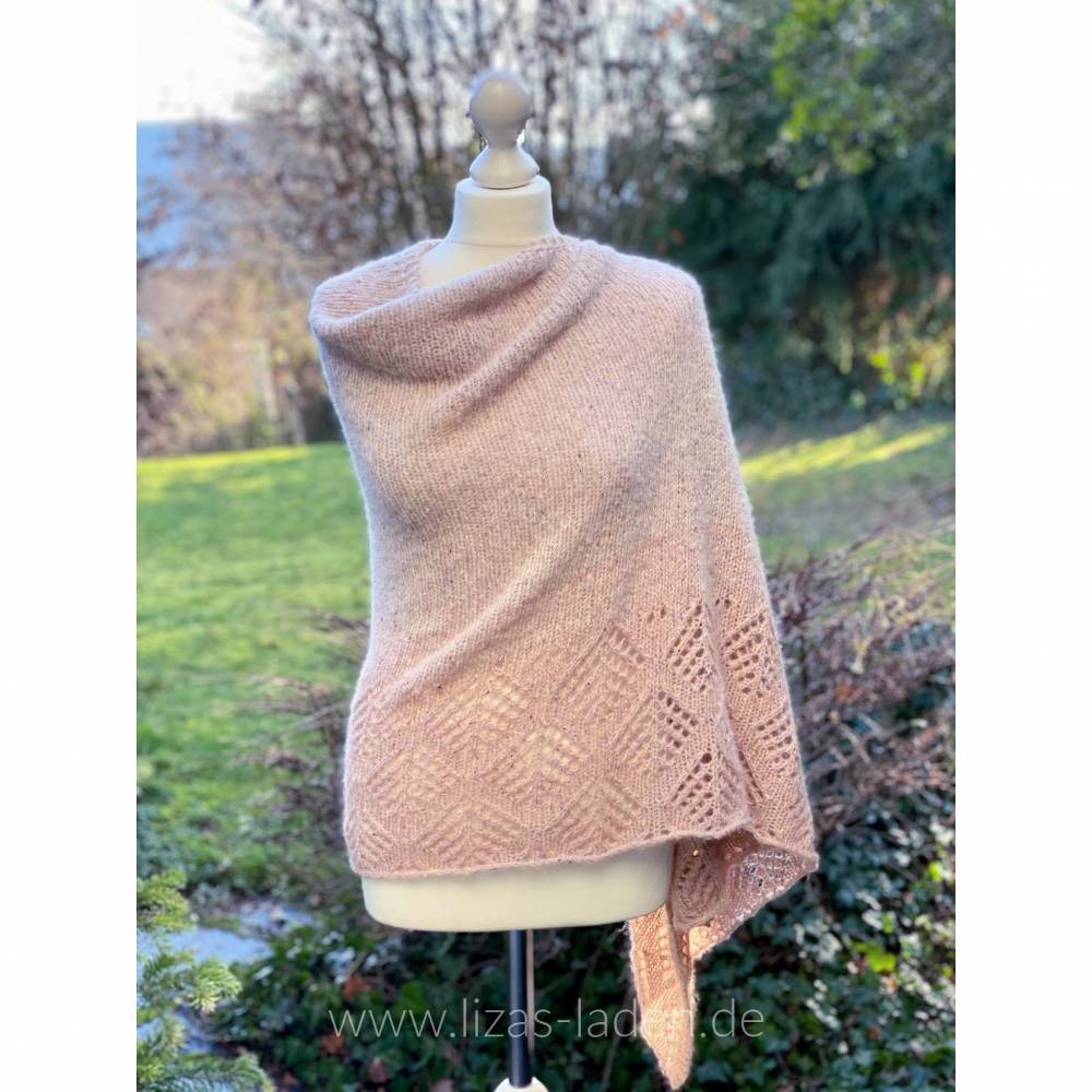 Strickanleitung Lizas Tuch Schneerose Bild 5