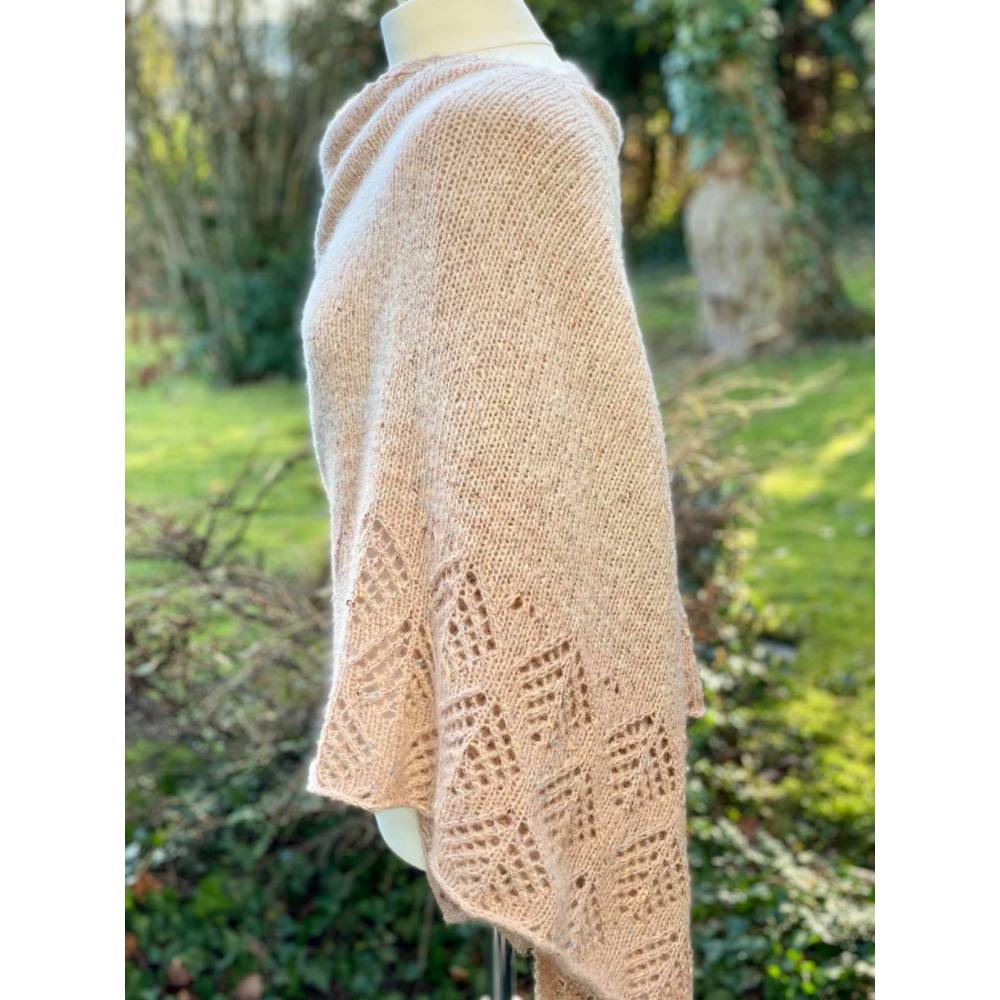 Strickanleitung Lizas Tuch Schneerose Bild 7