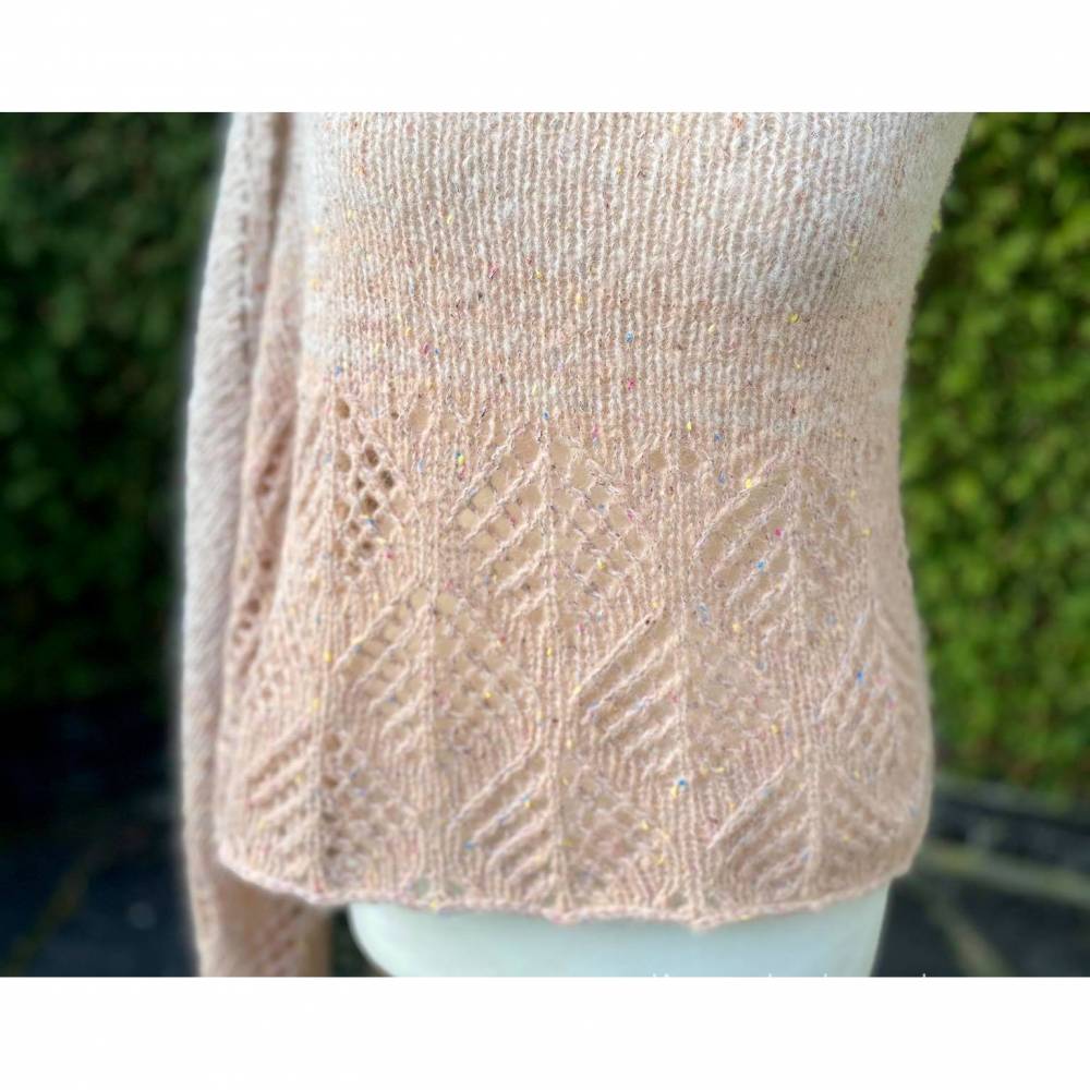 Strickanleitung Lizas Tuch Schneerose Bild 8