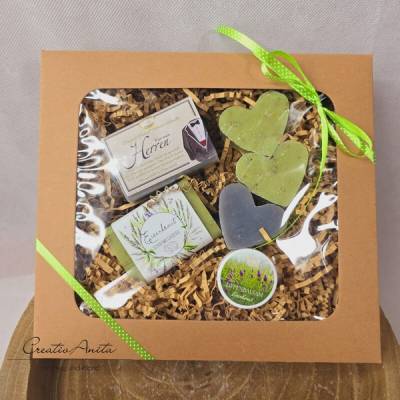 Geschenkbox für Männer mit hochwertigen Schafmilchseifen - Herrlich erfrischend